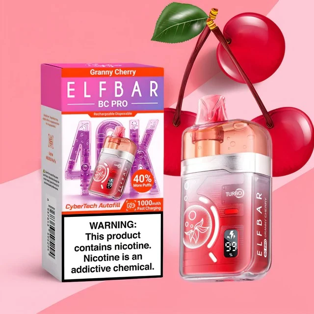 Elf Bar BC 40000 Pro Granny Cherry 5 Elf Bar BC 40000 Pro Granny Cherry 5