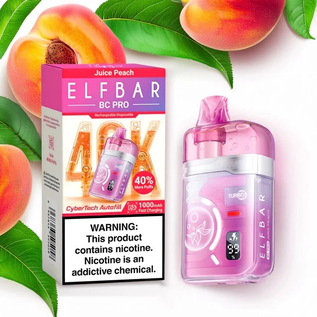 Elf Bar BC 40000 Pro Juice Peach 5 Elf Bar BC 40000 Pro Juice Peach 5