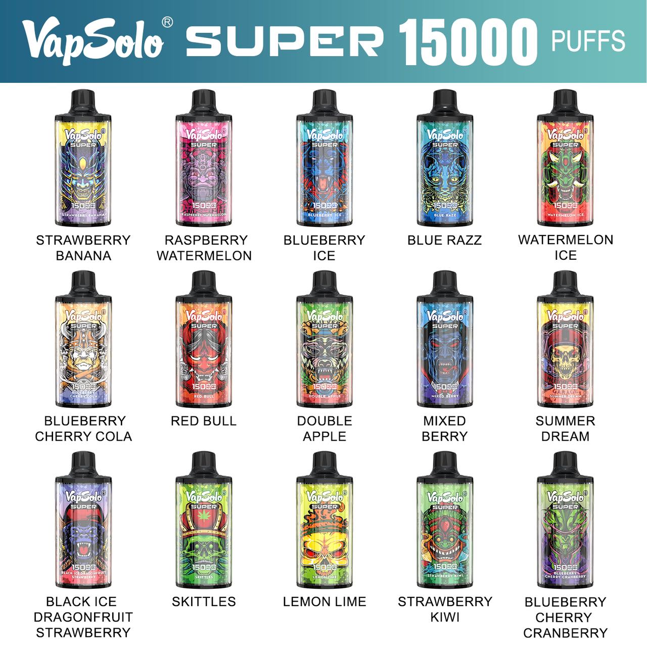 vapsolo super 15000 puff disposable vape 11