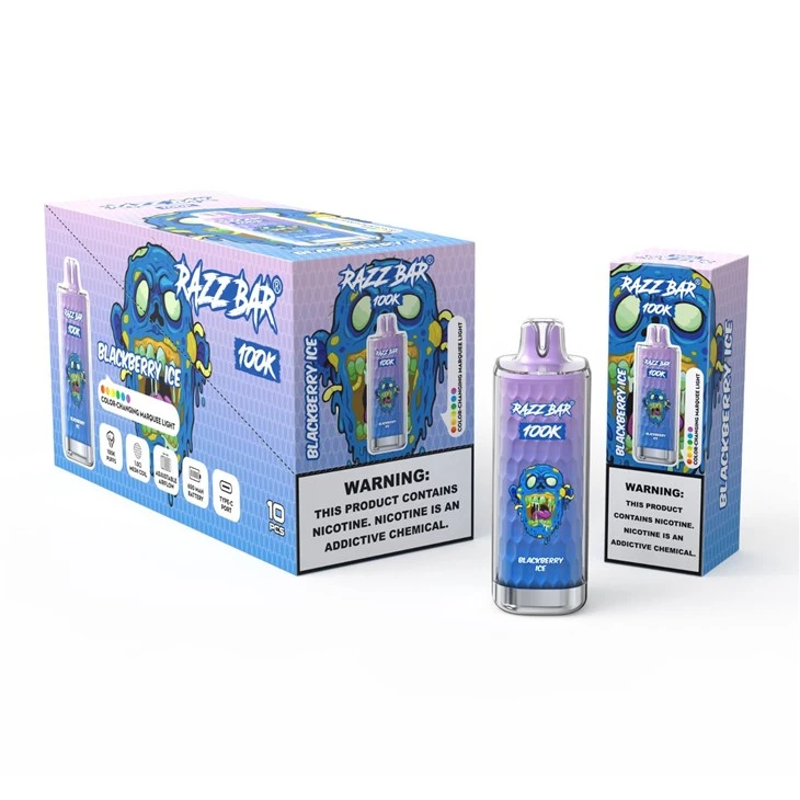 Razz Bar 100K Puffs Eu Stock Fast Shipping France Disposable Vape high quality
