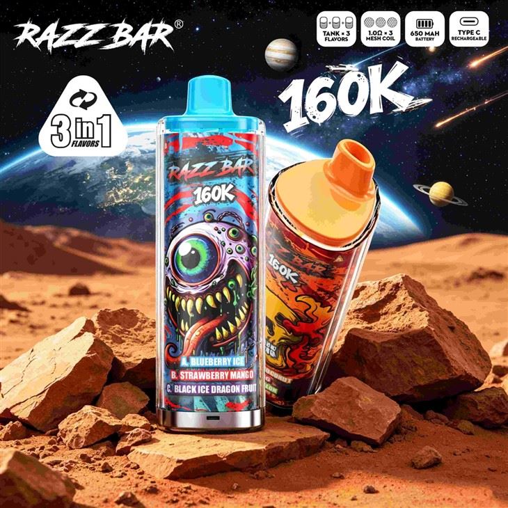 Razz Bar 160K Puffs 160k Eu Spain France Disposable Vape price