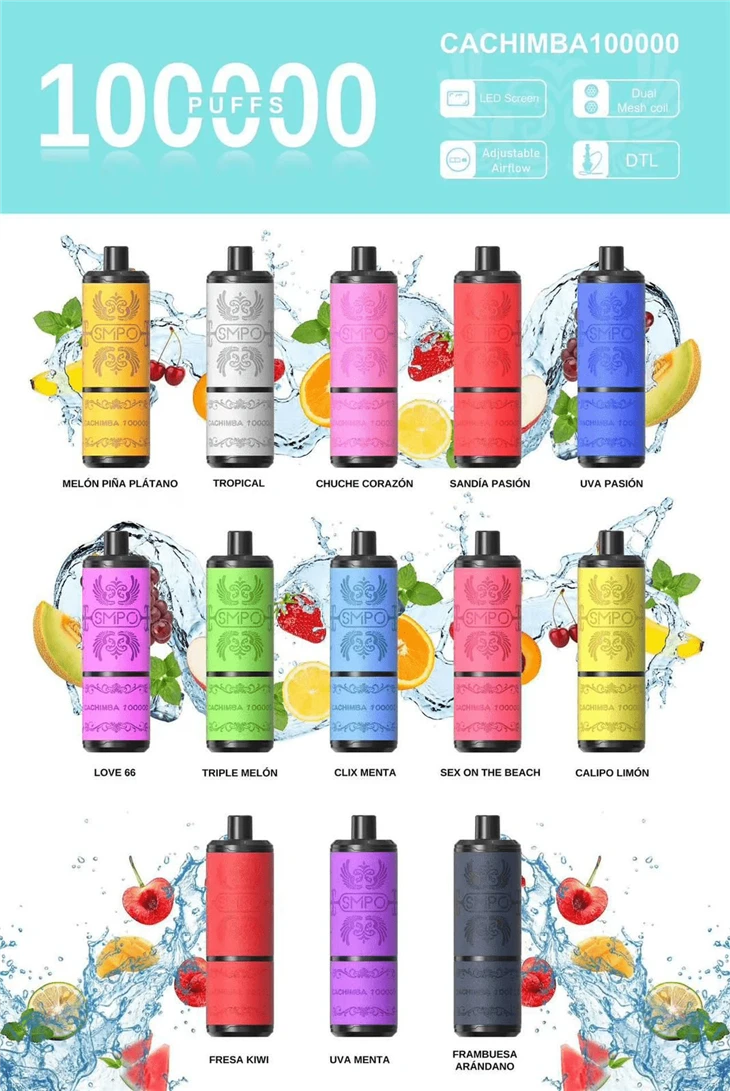 SMPO CACHIMBA 100K Puffs DTL Hookah Vape factory