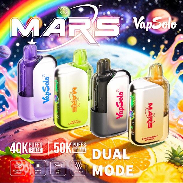 Vapsolo Mars 50K Puff Disposable 50000 Puffs Vape Wholesale