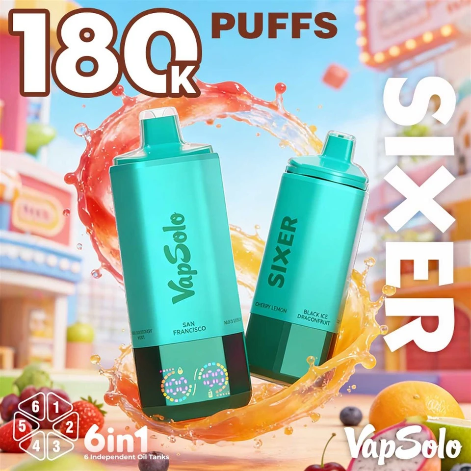 Vapsolo SIXER 180K Puffs Disposable Vape Bood price