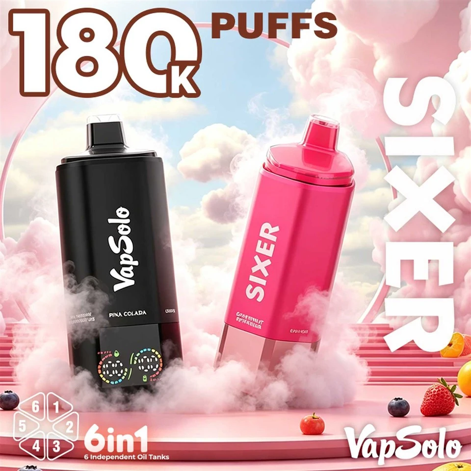Vapsolo SIXER 180K Puffs Disposable Vape Bood