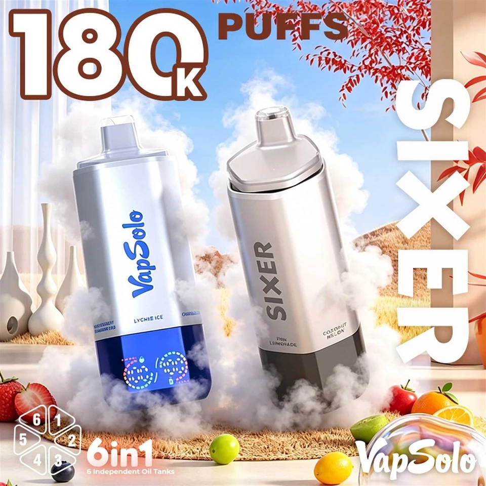Vapsolo SIXER 180K Puffs Disposable Vape Bood suppliers
