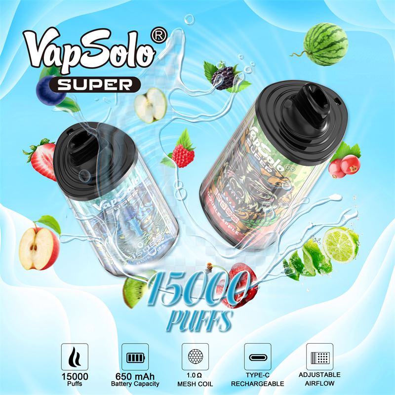 Vapsolo Super 15000 Puffs Disposable 15K Vape Wholesale