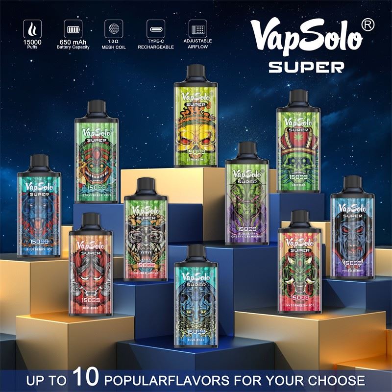 Vapsolo Super 15000 Puffs Disposable 15K Vape Wholesale suppliers