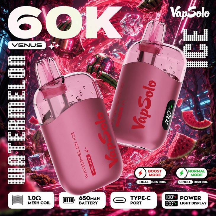 Vapsolo Venus 60k inhala el más nuevo Vape desechable de One Eu Warehouse